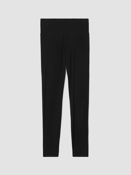 Stretch Jersey Knit Leggings - Eileen Fisher Outlet