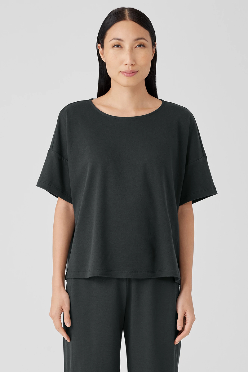 Organic Cotton Interlock Lantern Sleep Pant - Eileen Fisher Outlet
