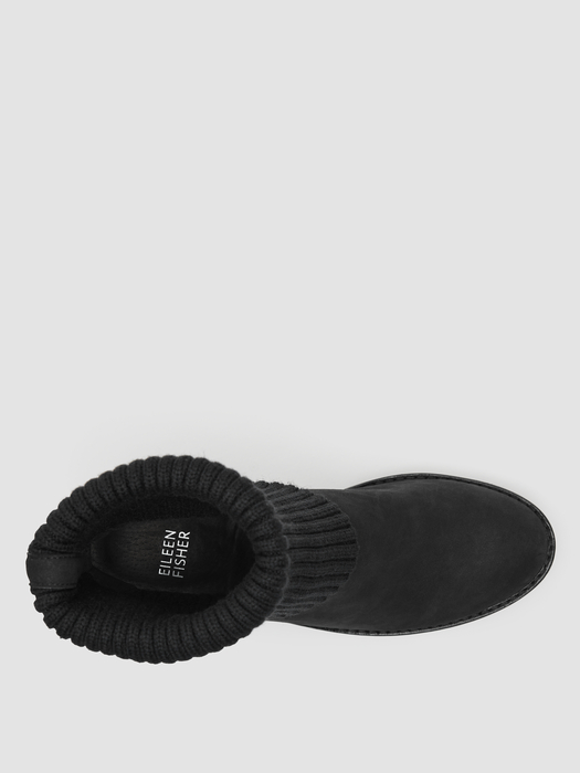Jala Tumbled Nubuck Platform Boot - Eileen Fisher Outlet