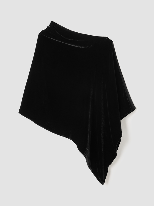 Velvet Poncho | Eileen Fisher Outlet - Eileen Fisher Outlet