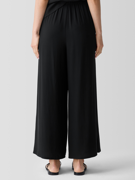 Silk Georgette Crepe Wide-Leg Pant - Eileen Fisher Outlet
