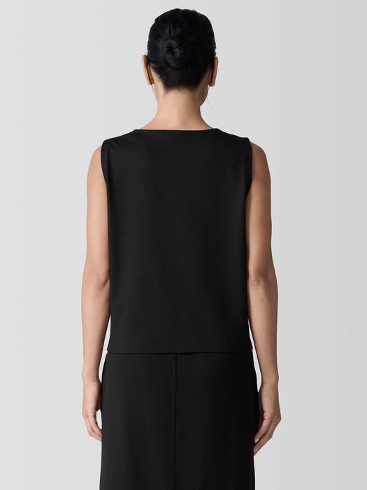 Washable Flex Ponte Vest - Eileen Fisher Outlet