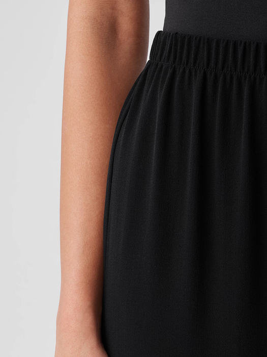 Silk Georgette Crepe Straight Pant - Eileen Fisher Outlet