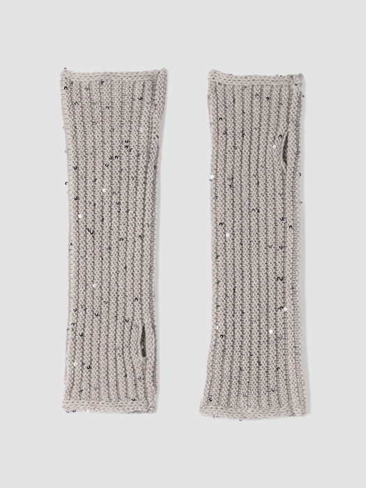 Merino Sequin Sparkle Glovelettes - Eileen Fisher Outlet