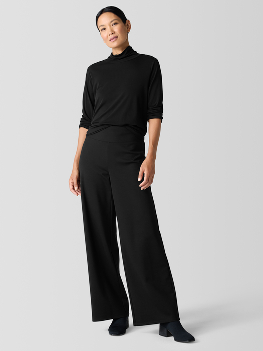Washable Flex Ponte High-Waisted Pant - Eileen Fisher Outlet