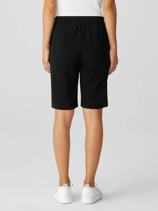 Pima Cotton Stretch Jersey Shorts - Eileen Fisher Outlet