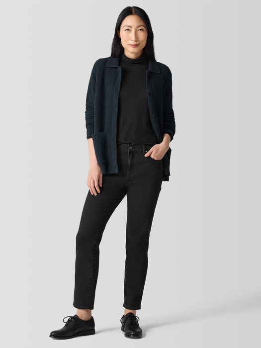 Organic Cotton Stretch Denim Slim Jean - Eileen Fisher Outlet
