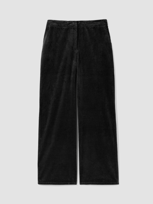 Organic Cotton Corduroy Wide-Leg Pant - Eileen Fisher Outlet