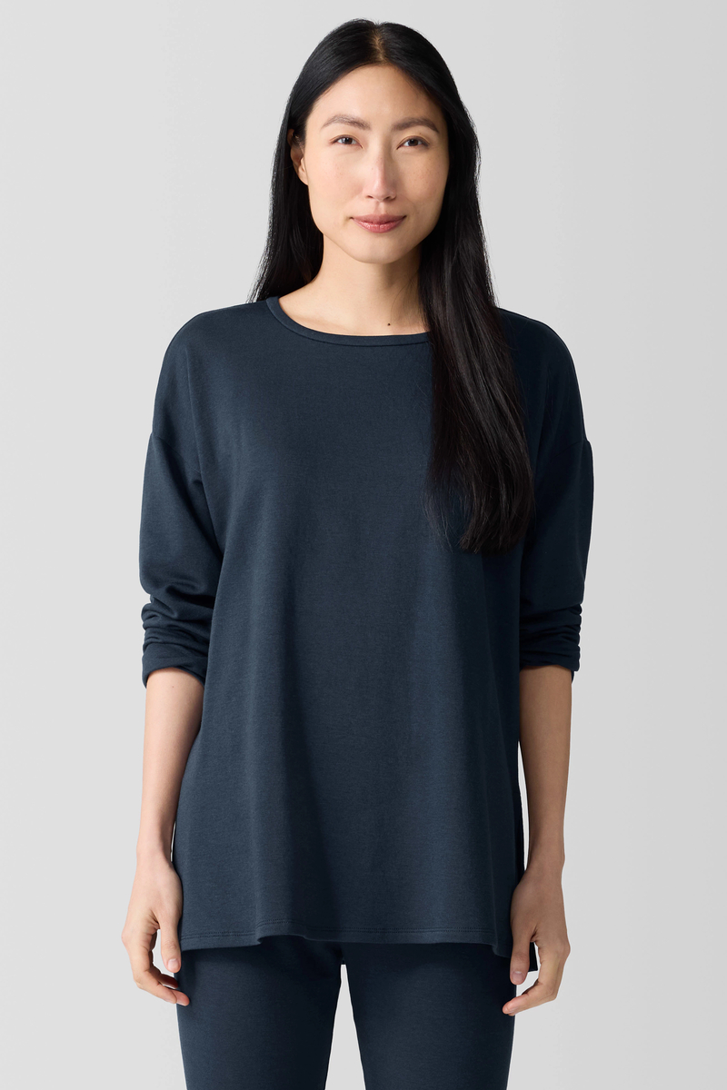 Cozy Brushed Terry Hug High-Waisted Leggings - Eileen Fisher Outlet