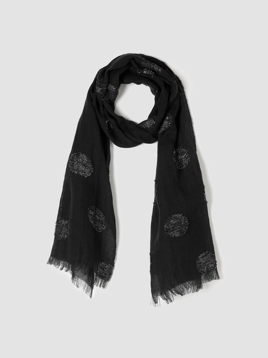 Linen Fil Coupé Shimmer Scarf - Eileen Fisher Outlet