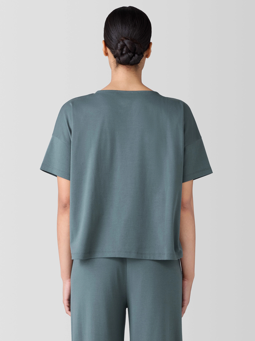 Organic Cotton Interlock Sleep Tee - Eileen Fisher Outlet