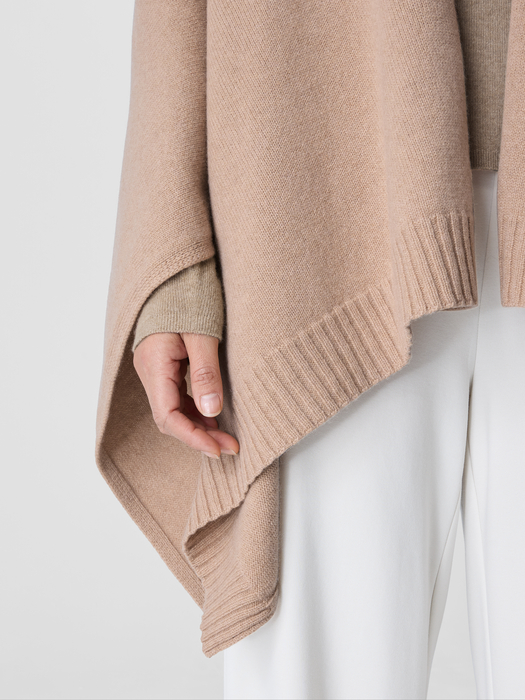 Recycled Cashmere Wool Poncho - Eileen Fisher Outlet