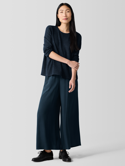 Fine Merino Box-Top in Regenerative Wool - Eileen Fisher Outlet