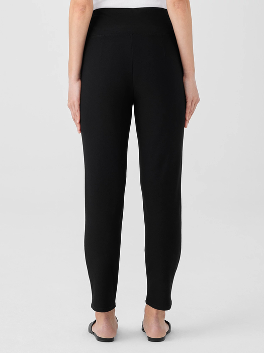 Washable Stretch Crepe High-Waisted Pant - Eileen Fisher Outlet