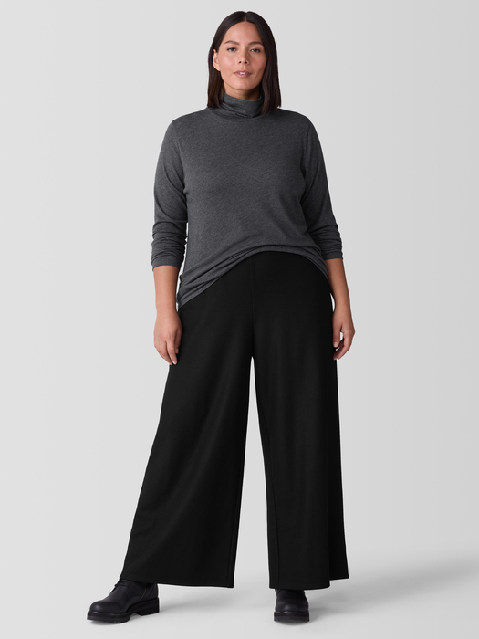 Sheer Knit Turtleneck Top - Eileen Fisher Outlet