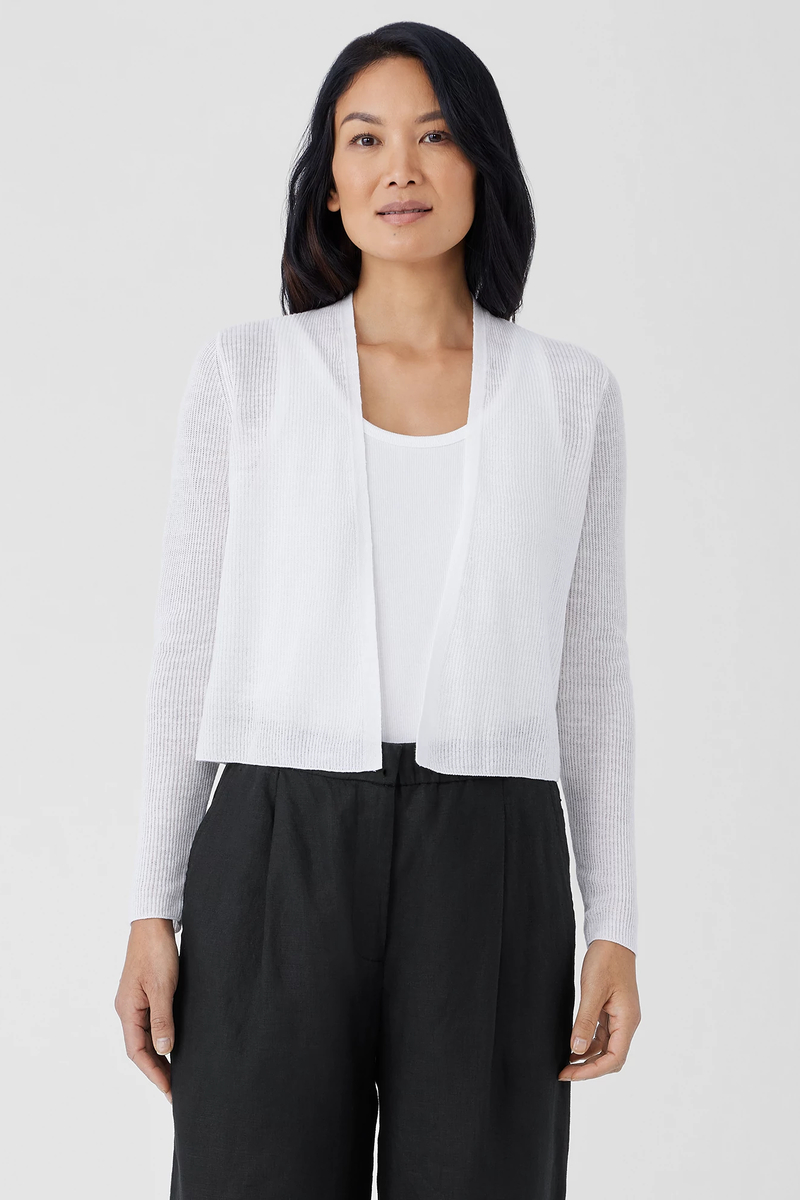 Crushed Silk Jewel NeckTiered Dress - Eileen Fisher Outlet