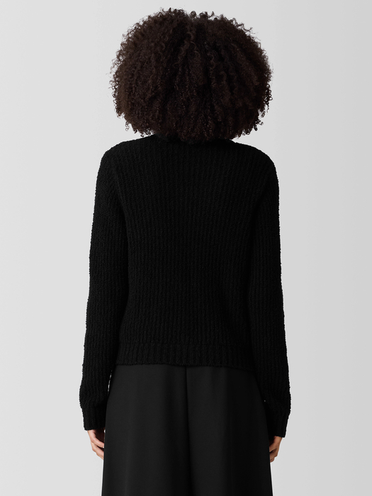 Cotton Fluff Cardigan - Eileen Fisher Outlet