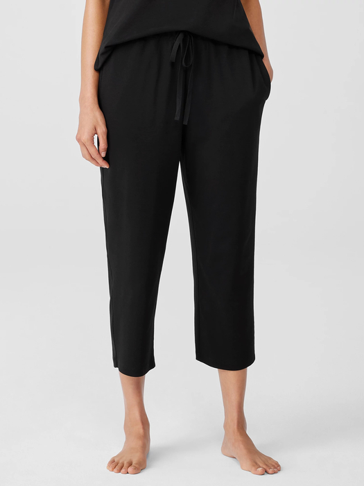 Organic Cotton Interlock Slouchy Sleep Pant - Eileen Fisher Outlet