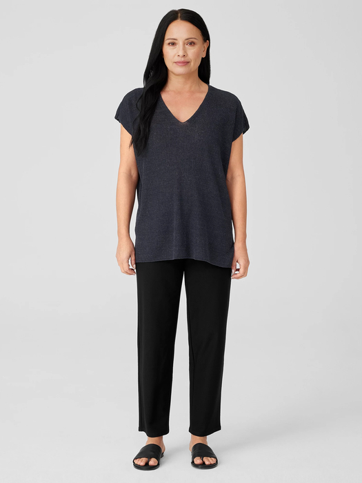 Washable Stretch Crepe Straight Pant - Eileen Fisher Outlet