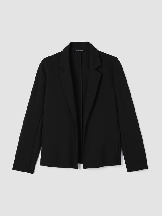 Washable Flex Ponte Notch Collar Blazer - Eileen Fisher Outlet