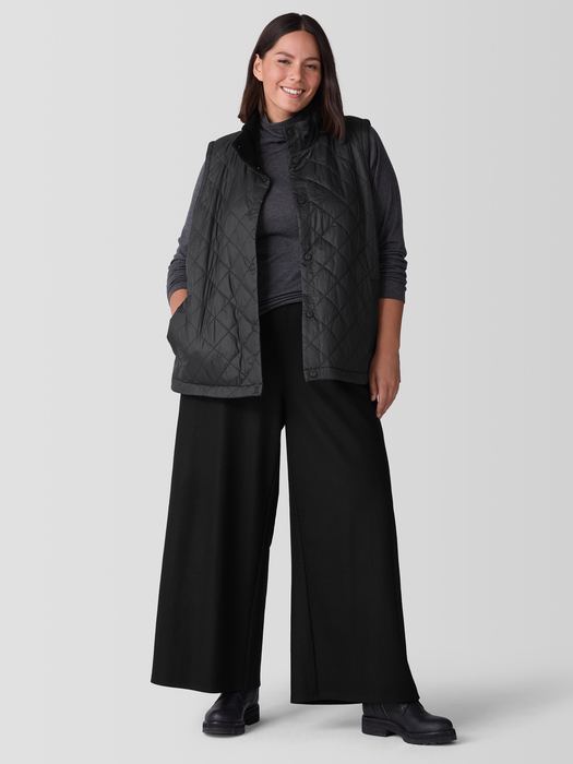 Eggshell Recycled NylonReversible Vest - Eileen Fisher Outlet