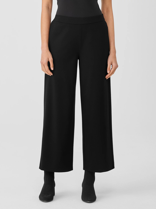 Washable Flex Ponte Wide-Leg Pant - Eileen Fisher Outlet