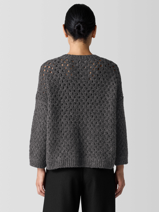 Peruvian Alpaca Crew Neck Top - Eileen Fisher Outlet