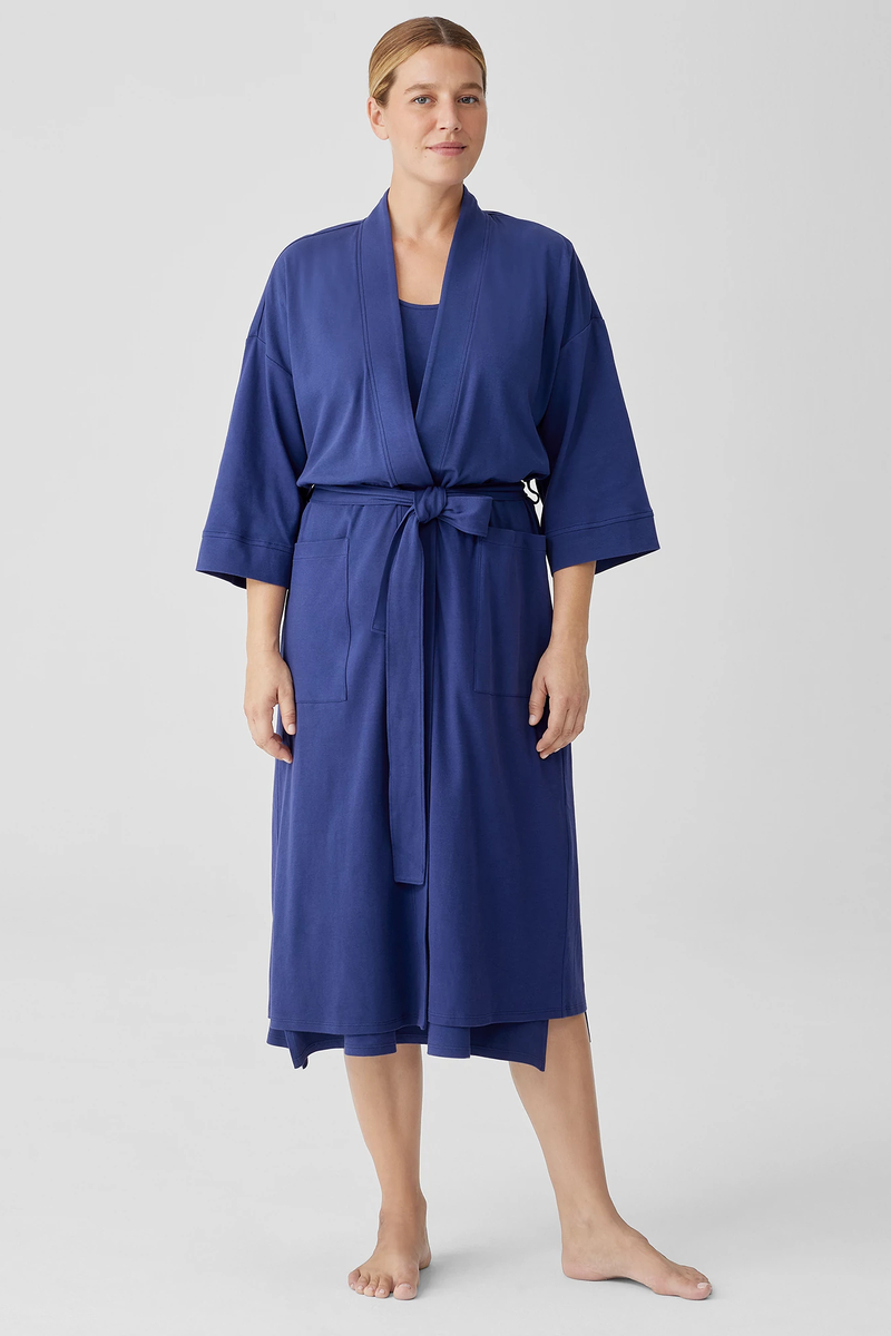 Organic Cotton Interlock Sleep Jumpsuit - Eileen Fisher Outlet