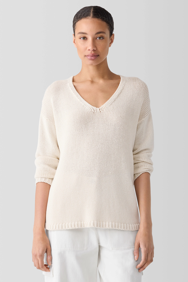 Organic Cotton Denim Slim Jean - Eileen Fisher Outlet