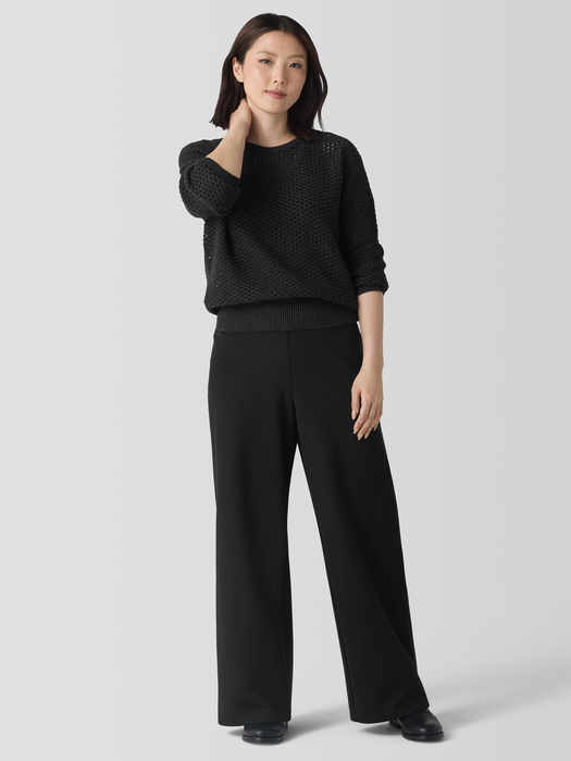 Washable Flex Ponte High-Waisted Pant - Eileen Fisher Outlet