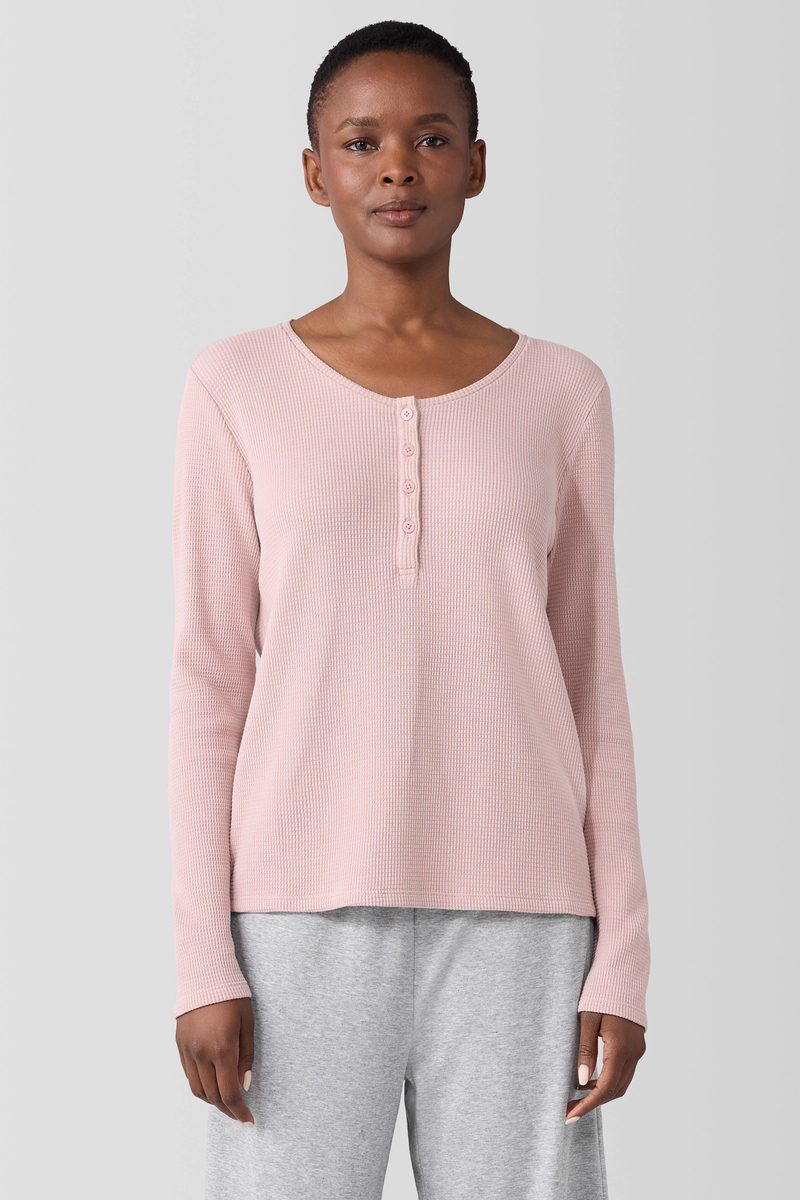 Cozy Organic Cotton Waffle Sleep Pant - Eileen Fisher Outlet