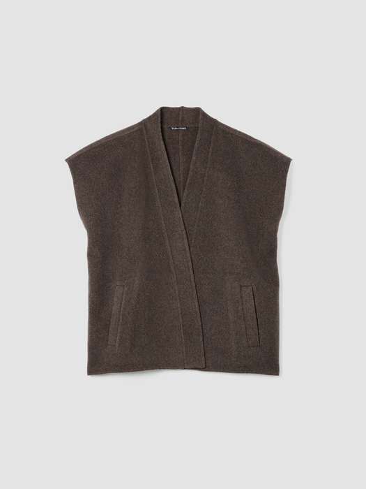 Doubleface Wool Cloud Vest - Eileen Fisher Outlet