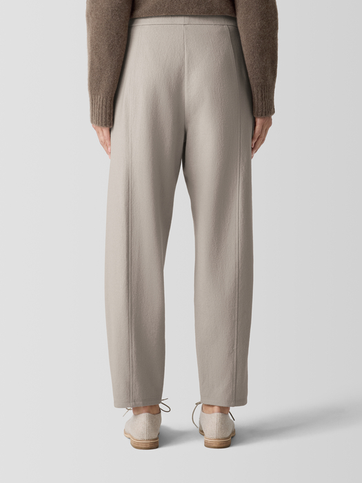 Felted Wool Jersey Lantern Pant in Regenerative Wool - Eileen Fisher Outlet