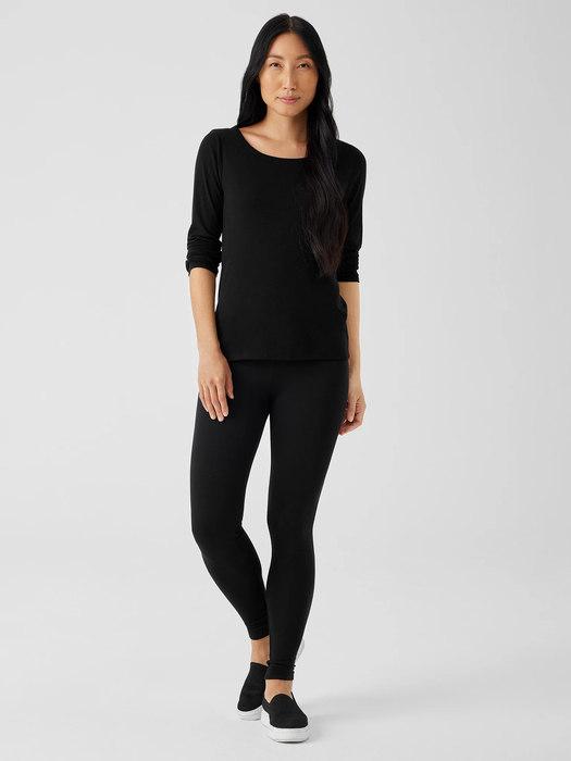 Cozy Brushed Terry Hug Leggings - Eileen Fisher Outlet