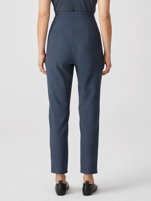 Washable Stretch Crepe High Waisted Pant - Eileen Fisher Outlet