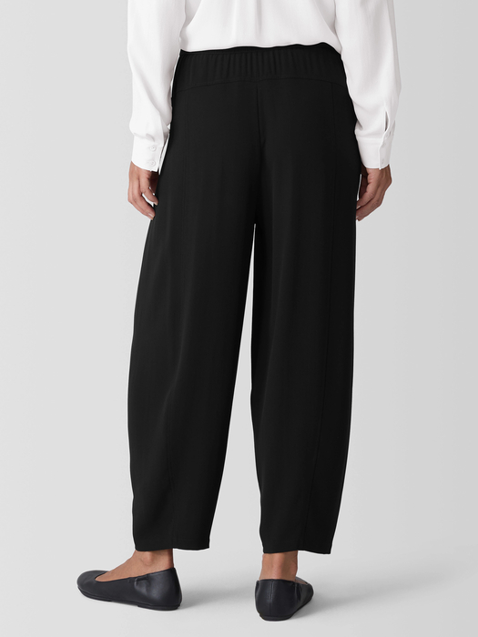 Silk Georgette Crepe Lantern Pant - Eileen Fisher Outlet