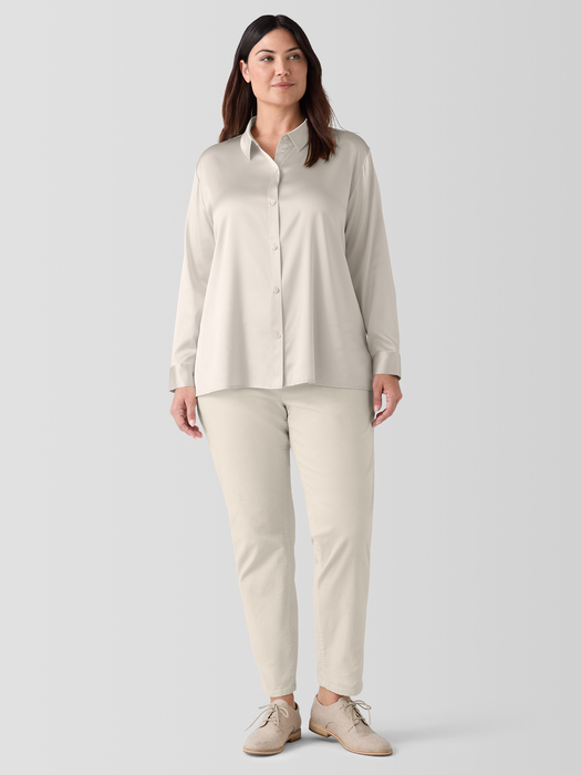 Organic Cotton Stretch Velveteen Pant - Eileen Fisher Outlet