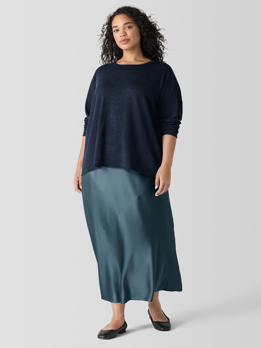 Fine Merino Box-Top in Regenerative Wool - Eileen Fisher Outlet