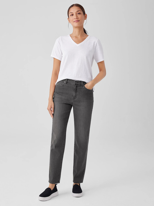 Organic Cotton Stretch Slim Jean - Eileen Fisher Outlet