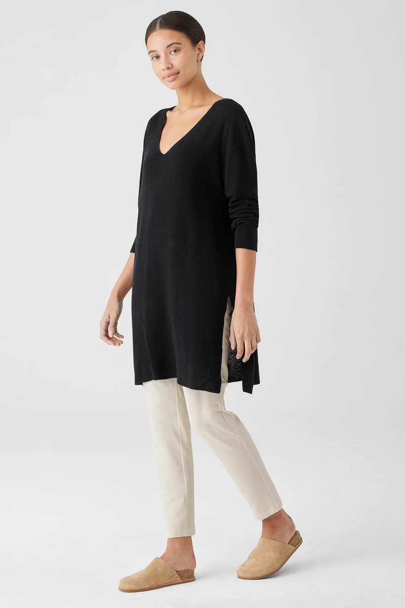 Washable Stretch Crepe Pant - Eileen Fisher Outlet