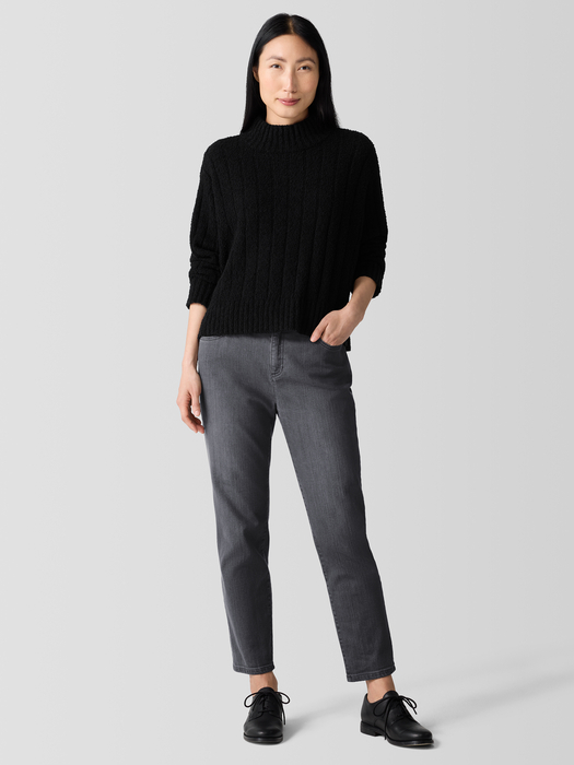 Organic Cotton Stretch Denim Slim Jean - Eileen Fisher Outlet