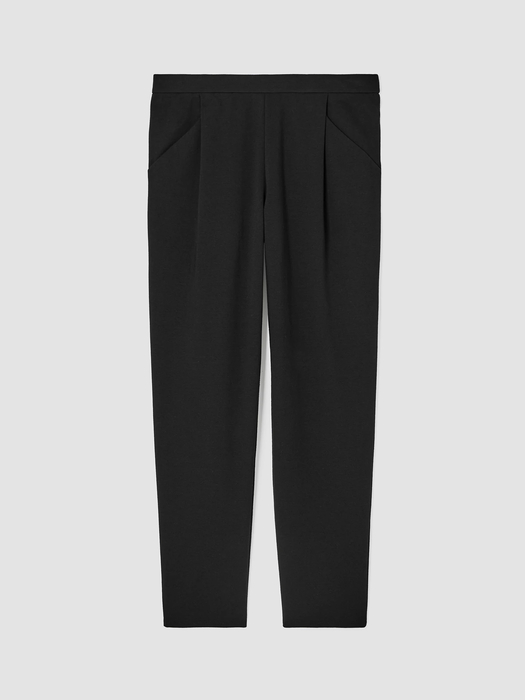 Cotton Blend Ponte Carrot Pant - Eileen Fisher Outlet