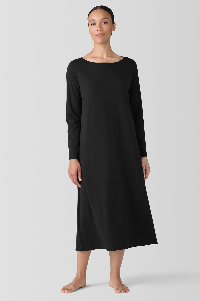 Lightweight Organic Cotton Terry Robe - Eileen Fisher Outlet