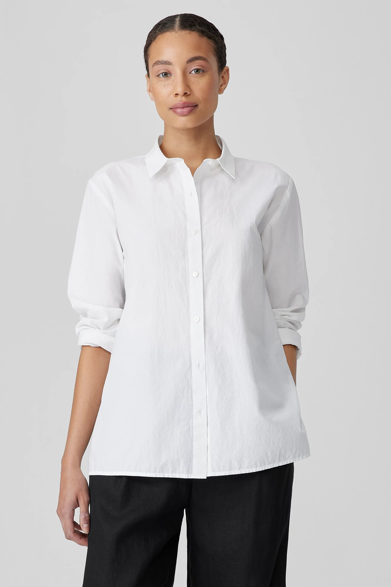 Washable Stretch Crepe Straight Pant - Eileen Fisher Outlet