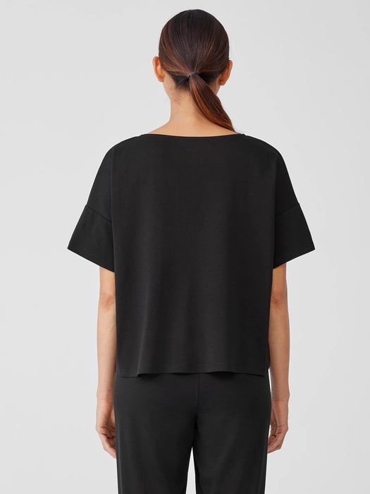 Organic Cotton Interlock Sleep Tee - Eileen Fisher Outlet