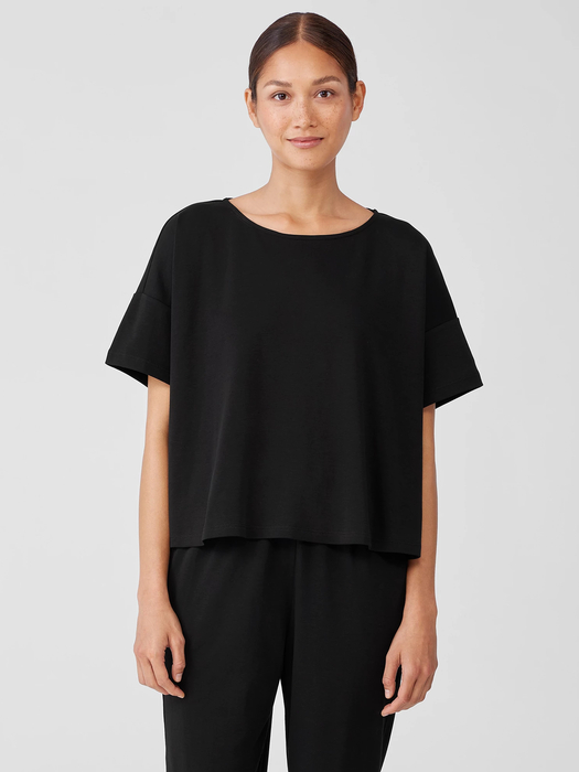 Organic Cotton Interlock Sleep Tee - Eileen Fisher Outlet