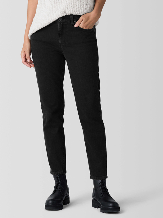 Cotton Stretch Denim Slim Jean - Eileen Fisher Outlet