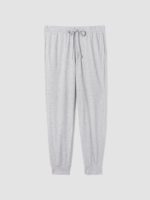 Mélange Organic Cotton Interlock Jogger Sleep Pant - Eileen Fisher Outlet