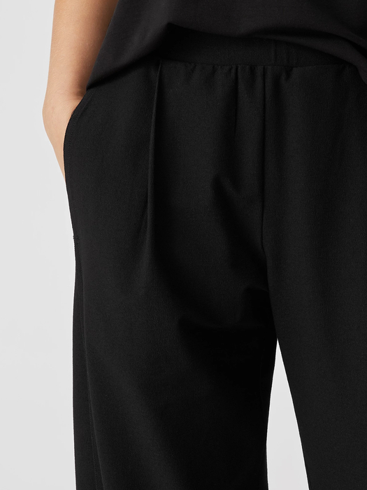 Washable Stretch Crepe Pleated Lantern Pant - Eileen Fisher Outlet
