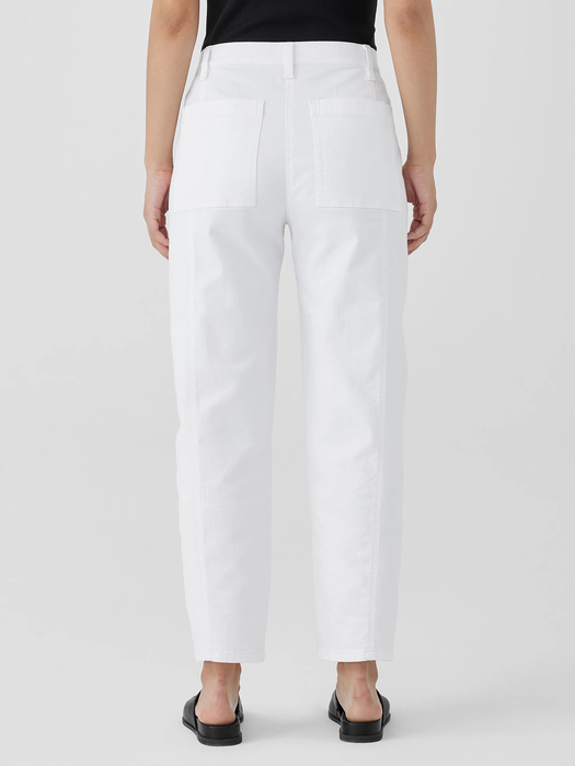 Organic Cotton Denim Lantern Jean - Eileen Fisher Outlet